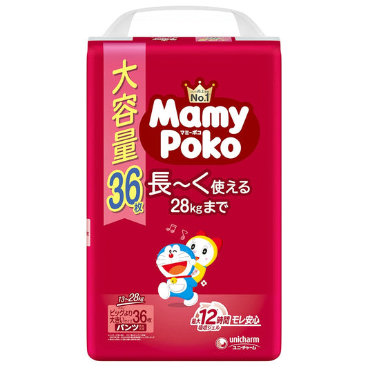 マミーポコパンツ Ｂ (36枚入×4点セット) ドラえもん