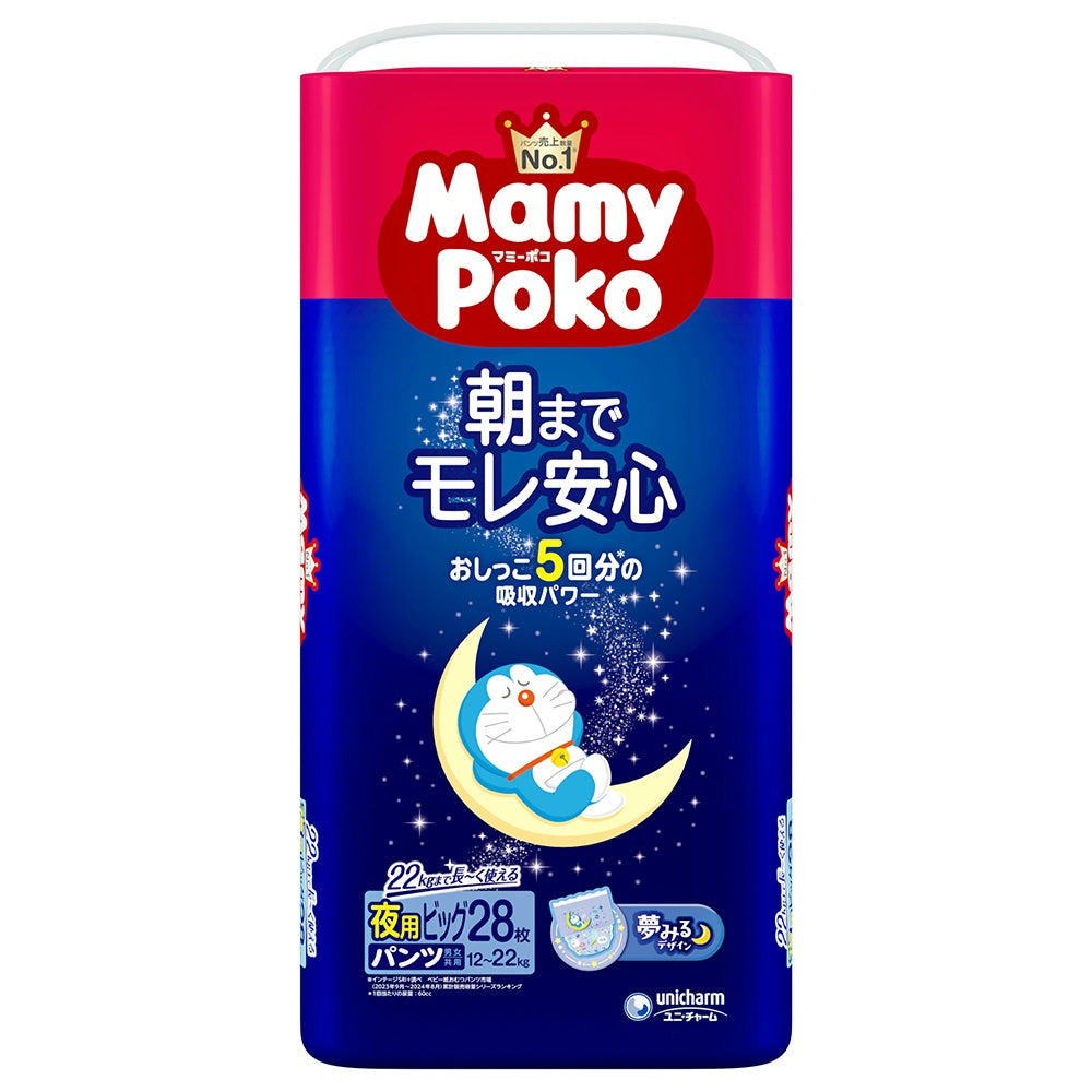 マミーポコ夜用パンツ ビッグ 28枚 4個セット